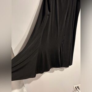 Notations black skirt with elastic waist 2X polyester/spandex